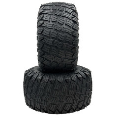 Set of 2 – Silver 20×10.00-8 Reaper Turf Wheel Assembly