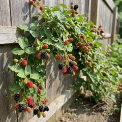 100PCS Blackberry Seeds Edible Fruit Plant Seeds for Backyard and Garden Growing