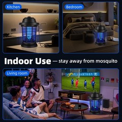 Electronic Bug Zapper Mosquito Killer Fly Trap Lamp,Electronic Fly Insect Trap