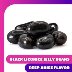 Black Licorice Jelly Beans – 2 Pound Pack