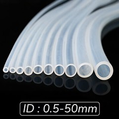 Platinum Clear Silicone Tubing Food/Medical Hose Tube High Temp 60A – All Sizes
