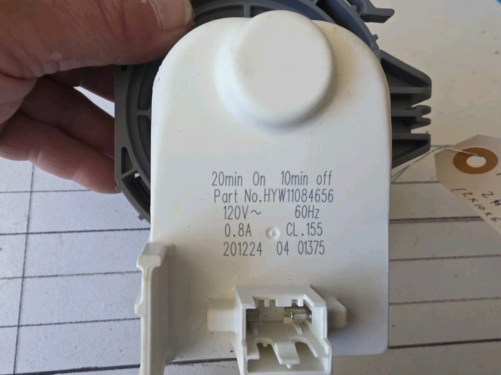 HYW11084656 120Volts 60Hz Dishwasher Circulation Pump And Motor Assembly