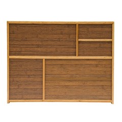 Home Wood Storage Cabinet Kitchen Storage Cabinet Floor Mount Pantry Cabinet