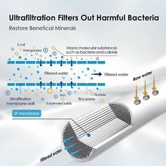 Waterdrop Refurbished TST-UF 0.01μm Ultra-Filtration Under Sink Water Filter