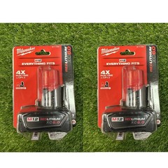 2 PCS MіІwaukеe 48-11-2460 M12 12V RED LITHIUM XC 6.0 Extended Capacity Battery
