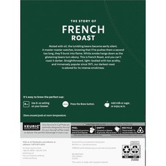 Starbucks K-Cup Coffee Pods Dark Roast Hot or Iced Coffee,French Roast 4 pk of24