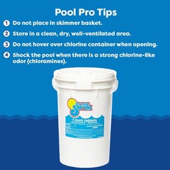 In The Swim 1 Inch Stabilized Chlorine Tablets for Pools (10, 25, 50 lbs)