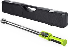 1/2″ Digital Torque Wrench 12.5-250.8ft-lb/17-340Nm&±2% Electronic Torque Wrench