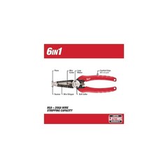 Milwaukee Tool 48-22-3079 Wire Stripper, Overall Length 7 3/4 In, Capacity 20