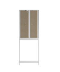 Ardent Over Toilet Storage Cabinet White Bathroom Space Saver Shelf