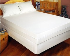 Allergy Relief Fabric Zippered Mattress Cover-King Size