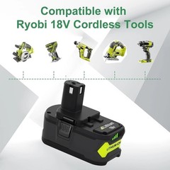 2PACK For RYOBI P108 18V One Plus 6.0Ah High Capacity Battery Lithium-Ion Li-Ion