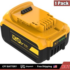 1x For Dewalt DCB205 20V Max Batteries 5.0Ah Lithium Ion Li-Ion 20 Volt DCB205-2
