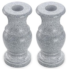 Cemetery Memorial Flower Vase with Drain Holes, 2 Pack, 9.8 in