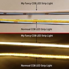 Fancy 12V COB LED Flexible Strip Light Tape Rope IP44 Waterproof Super Bright