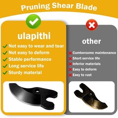 2Pc N920015 REPLACEMENT PRUNER BLADES For Dewalt 20V Max Cordless Pruning Shears