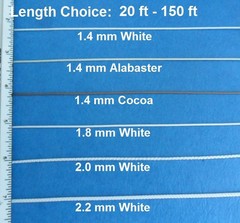 1.4mm 1.8mm 2.0mm 2.2mm Blind Shade Lift Pull Cord String 20 – 150 FEET 3 Colors