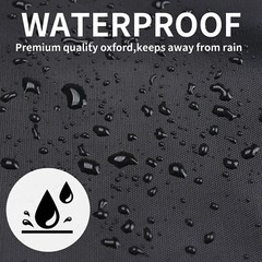 Heavy Duty Waterproof Barbecue Round BBQ Grill Cover for Weber Charcoal Kettle