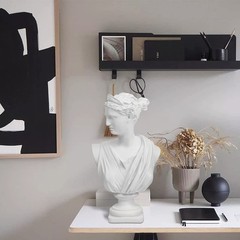 12.5in Greek Statue of Diana, Classic Roman Bust Greek Mythology Sculpture fo…