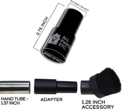 Round Vacuum Cleaner Attachment Soft Dusting Brush Replacement for Shark UV650
