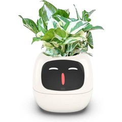 Smart Flower Pot with AI Chip and 7 Sensors for Indoor Plants Automatic Care No