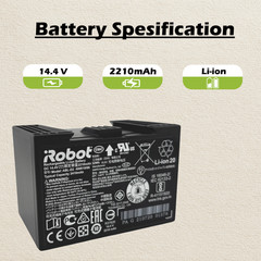 New OEM iRobot Roomba j7 j7+ High Capacity Lithium Ion Battery 2410mAh – ABL-D2