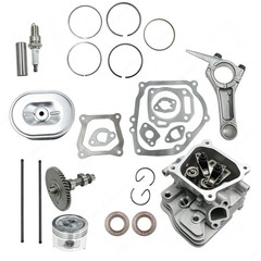 Camshaft Gasket Kit For Honda GX160 5.5HP Cylinder Head Connecting Rod Piston