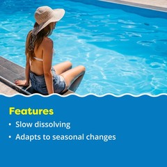 In The Swim 4 Inch Stabilized Chlorine Sticks – 98.6% Trichlor 50 Pounds