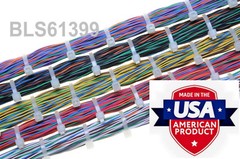 100 USA Made TOUGH TIES 12″ inch 120lb Nylon Tie Wraps Wire Cable Zip Ties White