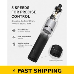 HOTO 35-in-1 Cordless Rotary Tool Kit – 25000RPM 5-Speed
