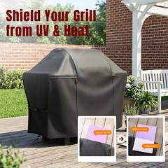 58″ Heavy Duty Waterproof Grill Cover for Weber Genesis II 310 315 330 335 340