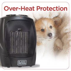 BLACK+DECKER Personal Ceramic Indoor Heater Black