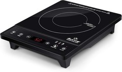 Portable Induction Cooktop Countertop Burner Touch Timer 1800W Black