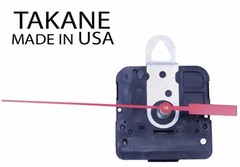 Made in USA Takane Quartz Battery Clock Movement Kit with Hands, Multiple Sizes