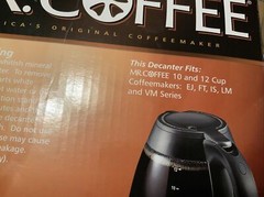 Mr. Coffee Not Available IDS13-RB ISD13-RB 12-Cup Replacement Decanter, Black