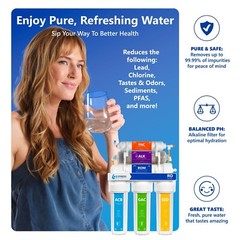 Alkaline Reverse Osmosis Water Filtration System – Mineral RO Filter – 50 GPD