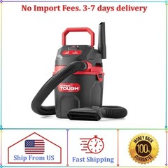 Hyper Tough 1.5 Gallon 2 Peak HP Poly WetDry Vacuum, VH105 3502, New