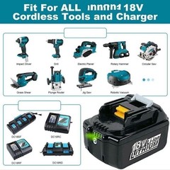 2PACK 18V For Makita 12.0Ah Lithium-Ion LXT BL1830 BL1850 BL1860 Battery tool