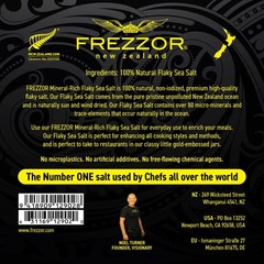 FREZZOR Natural Mineral Rich, Flaky Sea Salt + Multifloral Manuka Honey UAF1000+