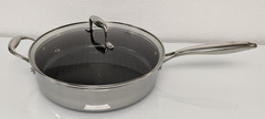 Hell’s Kitchen Hybrid Tri-Clad 4 Qt Sauté Pan w/ Lid | Nonstick PFAS-Free Used