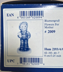Hummel Figurine 2193 4/0 Floral Greeting 8cm. Open Box New!