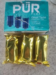 PUR PLUS Great Taste Faucet Mount RF-9999 Replacement Filters 3 Pack (No Box)