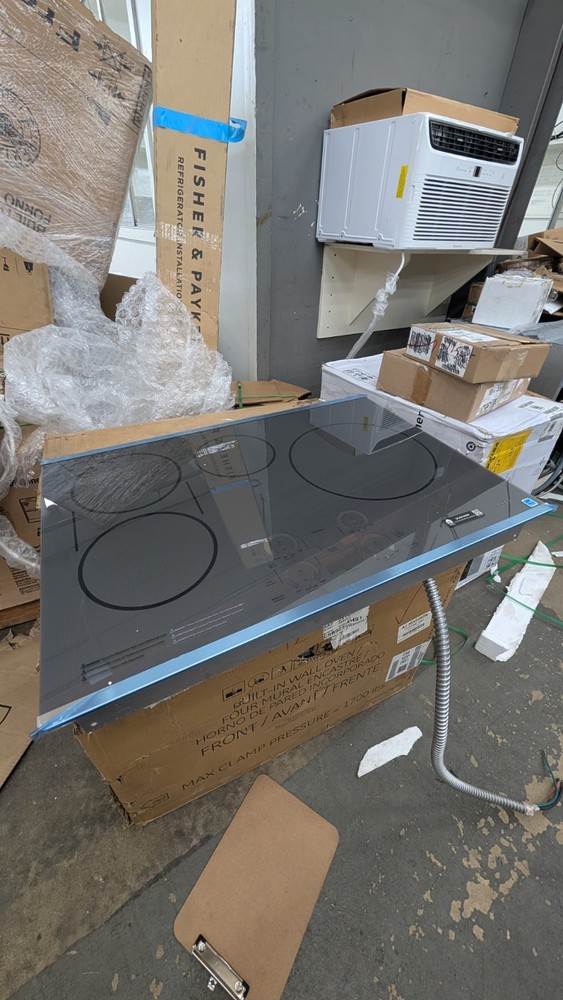 Cafe CHP90302TSS 4-Burner Induction Built-In Black Glass Cooktop Touch