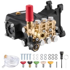 Pressure Washer Pump 1″ Shaft Horizontal Triplex Plunger 4200 PSI 4.2GPM