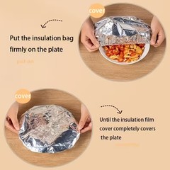 Reusable Food-grade Aluminum Foil Film for Oven, Insulation, Takeaway & Picnic