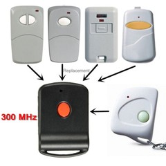 2PC Garage Door Gate Opener Transmitter 10 Digit Pins Code Remote Control 300MHz