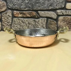Handmade 17 cm 6.70″ Traditional Copper Egg Omelette Pan