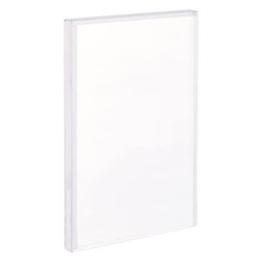 Acrylic Beveled Display Base 6″x 4″x 0.5″(LxWxH) Clear Beveled Rectangular