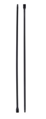 100 Pack Cable Tie 4 Inch 18 lb UV Black Heavy Duty Nylon Zip Ties Wire