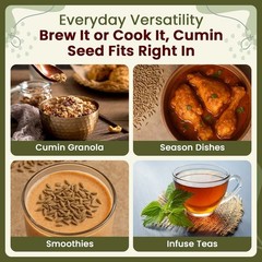 Organic Way Cumin / Jeera Seeds Whole – Organic, Kosher & USDA Certified